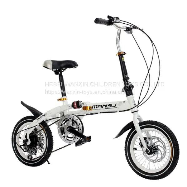 High Quality White Children Folding Bike/Mountain Bike With 12/14/16/18 Inch