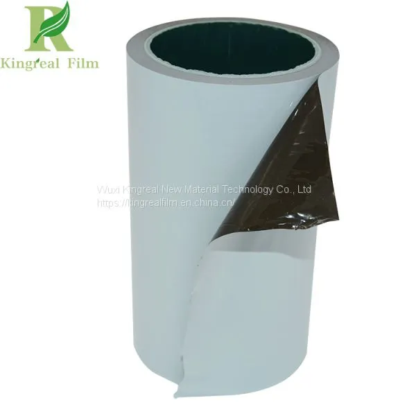 Black and White Self Adhesive PE Protective Film for Aluminum Ceiling photo-3