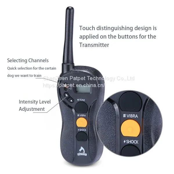 Patpet US Hot Remote Controlled Electric Dog Shock Collar photo-4