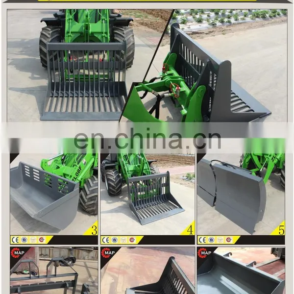 0.8ton Mini Comact Articulated Wheel Loader Price photo-4
