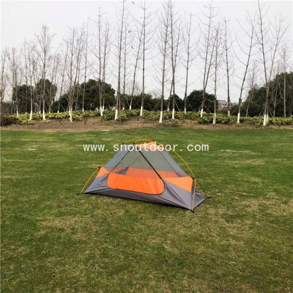 Orange Color Lightweight 1 Man Tent Backpacking Camping 3 Season Tents photo-4