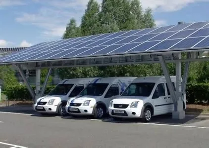 Pv Panel Carport Solar Canopy Powder Spray Paint photo-2