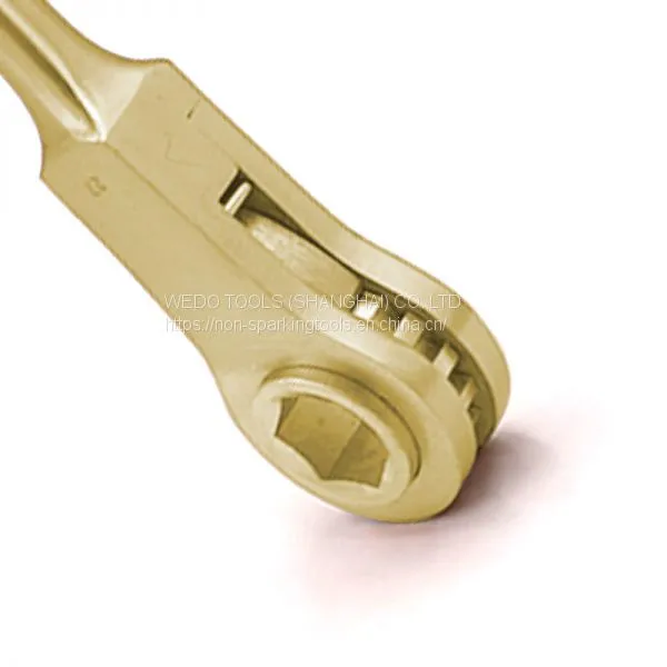 WEDO Non Sparking Aluminum Bronze Ratchet Wrench photo-5