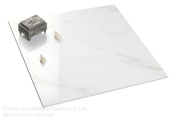 First Choice Glazed Living Room 60x60 White Marble Design Porcelain Floor Tiles