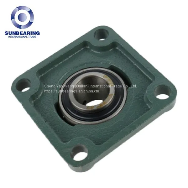 UCF213 4 Bolts Flange Bearing 65*187*69.7mm Cast Iron SUNBEARING photo-2