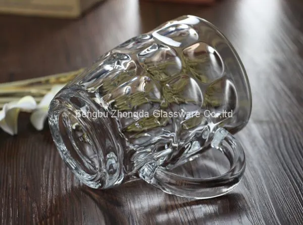 Engrave Logo Glass Mug With Handle photo-2