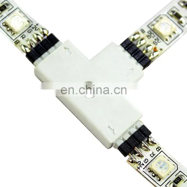 4Pin PCB Clip Solderless RGB LED Strip Light Connector photo-4