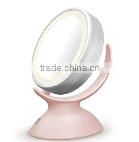 Battery Supply Lighted Desktop Makeup Mirrors photo-5