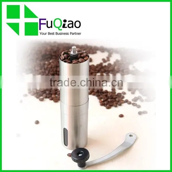 Trade Assurance FDA Grade Ceramic Burr Stainless Steel Manual Home Coffee Mill With Spoon Quality Choice photo-3