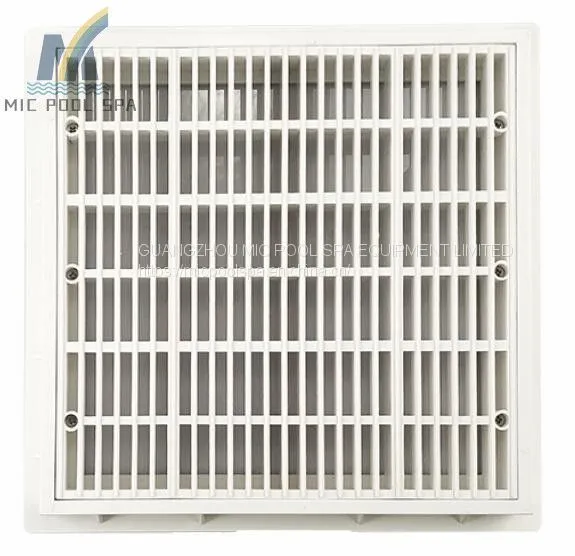 Swimming Pool Accessories Square Plastic Main Drain,Main Drain Cover