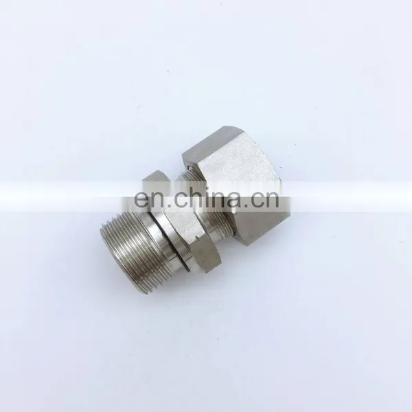JIC 1/4 3/8 G1 Unf Thread Hydraulic Pipe Adapter Straight Threaded Male Stainless Steel Valve Adapter photo-4