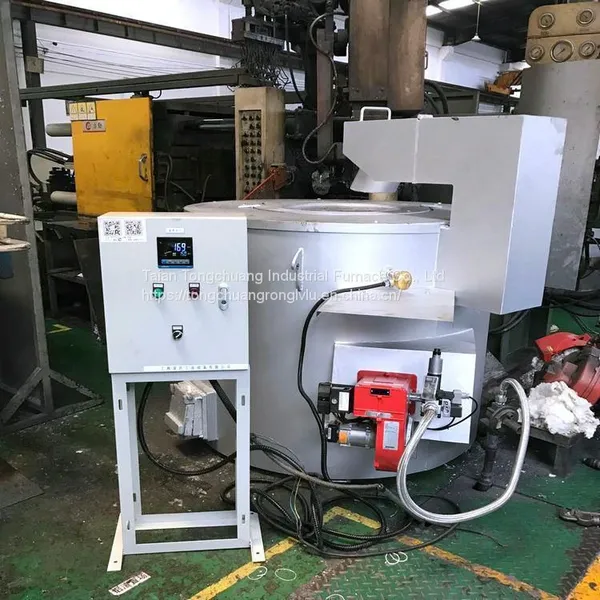 Fuel-fired Aluminum Melting Furnace， Gas-fired Zinc Melting Furnace， 350-450 kg 250,000 Kcal photo-2