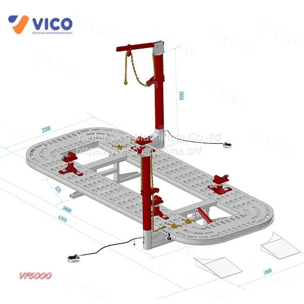 CE Factory Car Straightening Frame Machine Vehicle Body Repair Equipment for Auto Body Collision Repair #VF5000 photo-2
