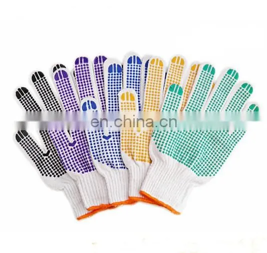 Cotton Gloves White Cheap Wear-Resistant Hand Work Safety Gardening Gloves