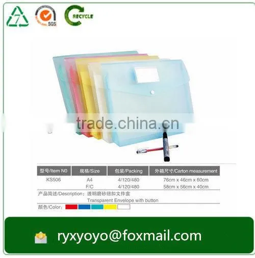 High Quality pp Clear Hard Plastic Document Box With Elastic Bands photo-3