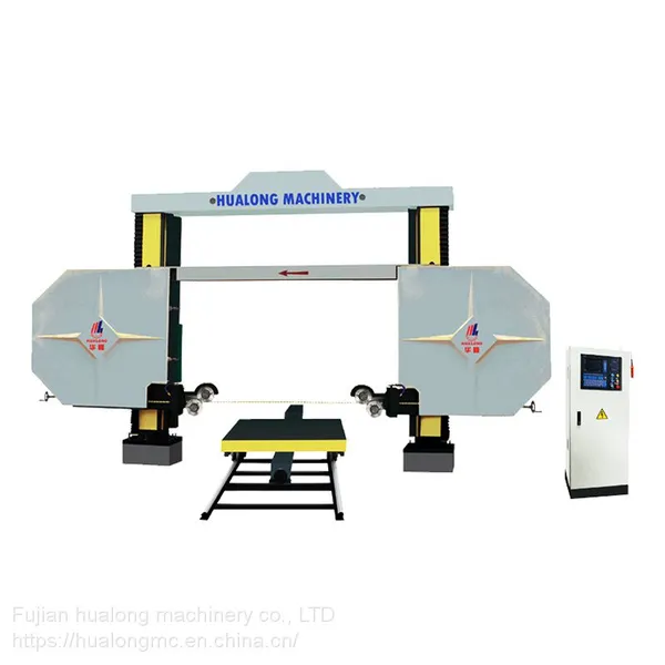 Hualong Machinery HLSJ-2000 5 Axis CNC Bridge Single Mono Wire Saw Stone Cutting Machine for Granite Marble Shaping photo-2