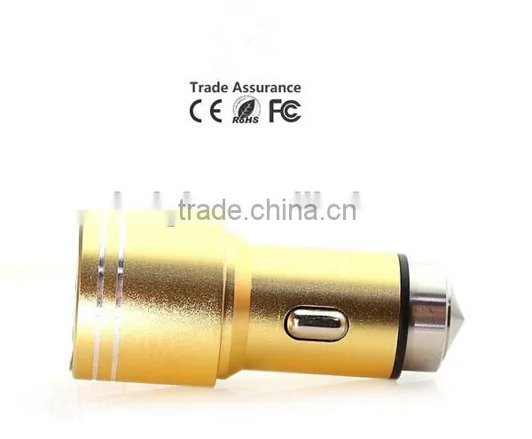Double Speed High Quality Safety Hammer Car Charger Iphone Car Charger photo-4
