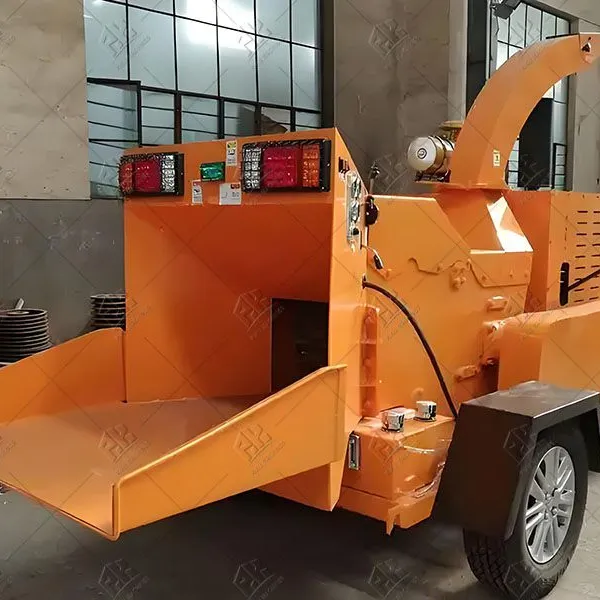 Diesel Portable Hydraulic Forestry Mulcher Drum Wood Chipper photo-2