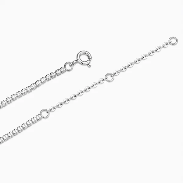Shining Star Jewelry 925 Pure Silver Plated Rhodium Tennis Bracelet Wholesale photo-4