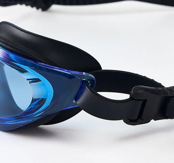 Training Medium Swim Goggle With Bigger Sightline Adults Anti-Fog Uv Protected Waterproof Mirror Coating High Definition Lens photo-5