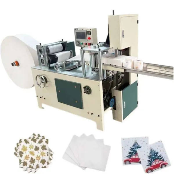 Multifunktionale Servietten- und Gesichtstuch-Herstellungsmaschine Papierservietten-Herstellungsanlage Preis