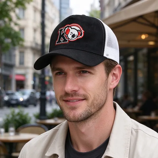 Stylish Vibrant Trucker Caps Custom TPU Patch Logo Daily Wear Sport Trucker Caps
