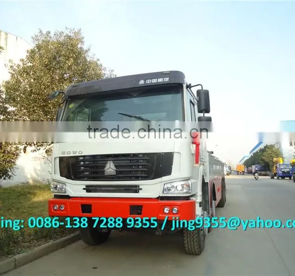 SINO HOWO 8*4 Heavy Duty Rotator Tow Truck,60-80T Wrecker Towing Truck With Hydraulic Control System photo-2