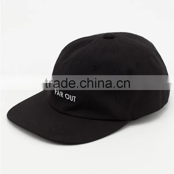 Custom 100% Cotton Blank 6 Panel Baseball Cap photo-4