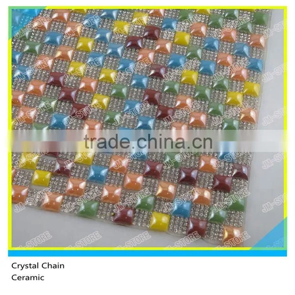 8*8 mm Black Square Hotfix Adhesive Rhinestone Sheet 24*40 cm 2mm/3mm Pointback Rhinestone Sheet photo-5