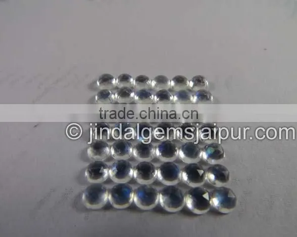 Wholesale Loose GemstoneRainbow Moonstone Top Quality Rose Cut Cabochons photo-4