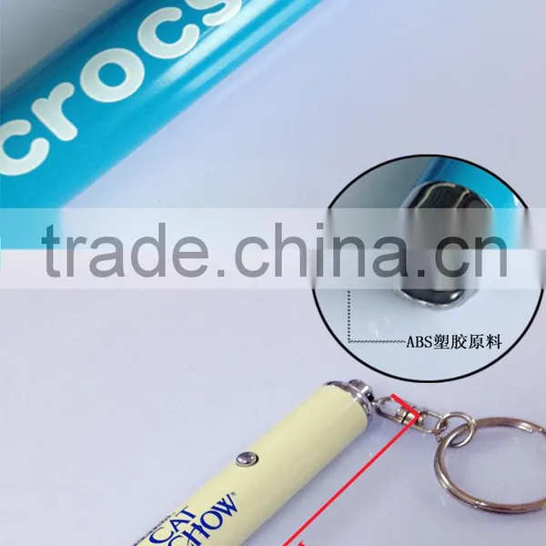 Metal Lovely Led Projector Light Keychain Flashlight With Carabiner Customed Led Keychain to Promotion photo-3