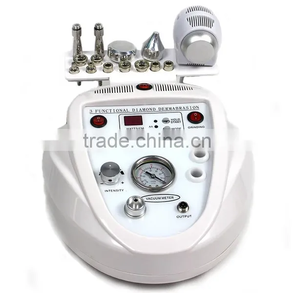 2015 New Products Beauty Supply 3 in 1 Multifunction Diamond Microdermabrasion Ultrasound and Hot & Cold Hammer Beauty Machine photo-4