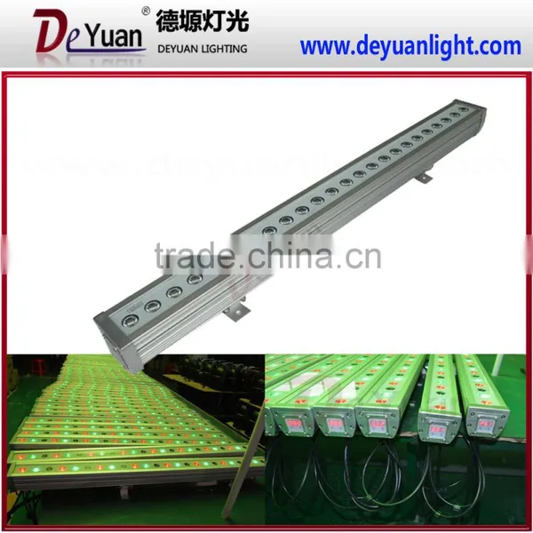 China Dmx Led Light Bar 18pcs*3w RGB 3 in 1 Ip65 Led Wall Washer