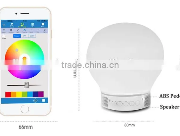 Factory Smart APP Multifunction Led Light Bluetooth 4.0 Speaker