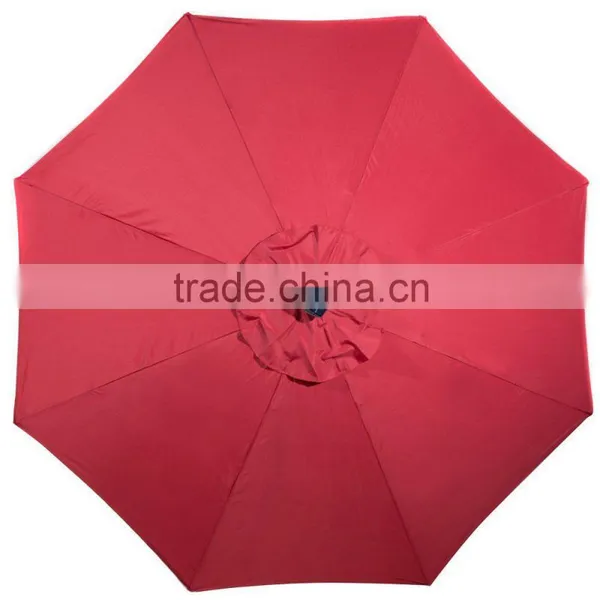Multifunction Patio 9 ft Round Aluminum Solar Powered 24 Garden Outdoor Light Led Umbrella photo-4