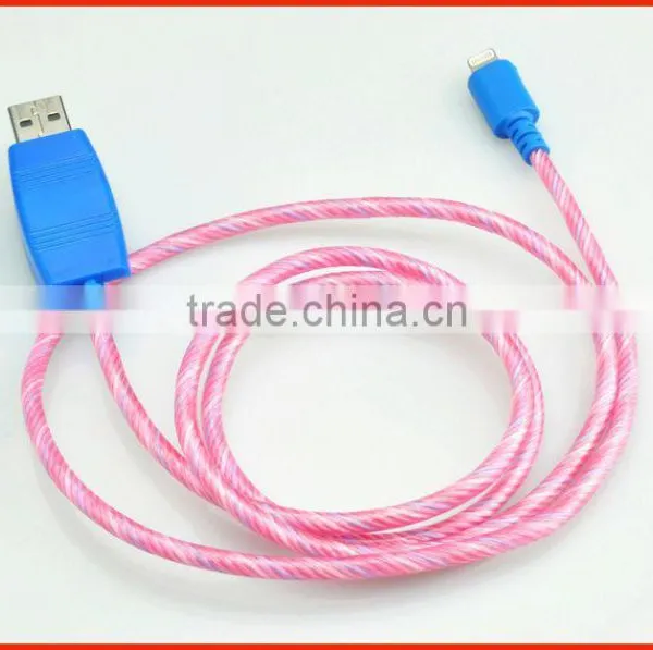 USB Cable /USB Charger Cable With LED Light for Iphone/Ipad photo-4