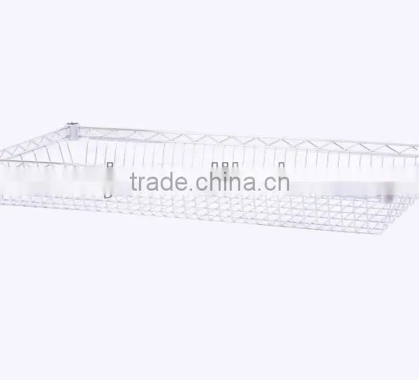 Chrome Hanging Wire Basket Shelf