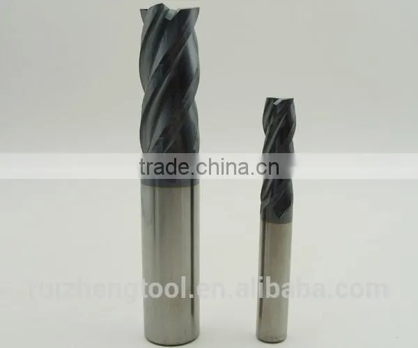 60 Degree 3Flute Solid Carbide End Mill cutter Coated/ Uncoated High Quality End Mill, Drills, Reamers