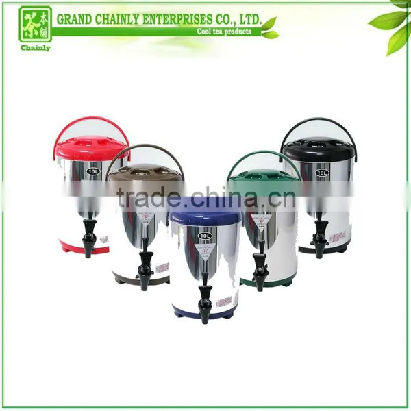 Bubble Tea Tools Supply Stainless Steel Thermos Bucket