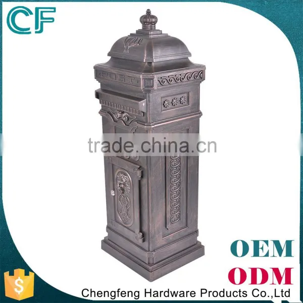 Aluminum Mailbox With Lion Statue Letterbox photo-3