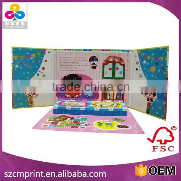 Environmental Children Book Printing , China Automatic Book Printing