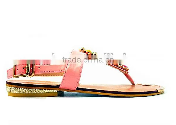 Fashion Lady Fancy Flat Heel Colorful Slippers
