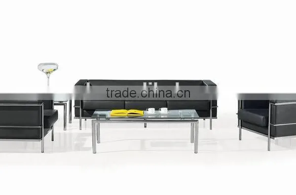 Italy Unique Stainless Steel Leather Recliner Sofa