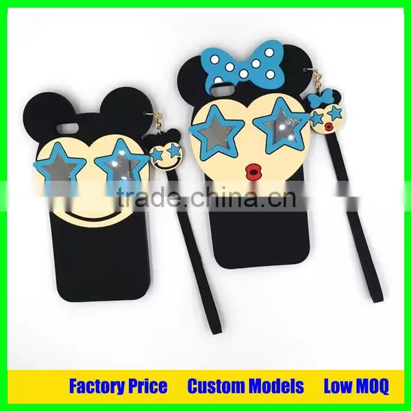 Black Silicone Mobile 3d Phone Case Cover for Iphone 5s 5c 5 Cell Phone Case Cover Back Cover photo-3