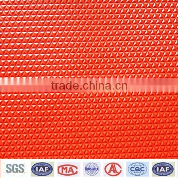 Anti-slip PVC Flooring in Rolls for Bus, Bathroom / Plastic Carpet Mat photo-2