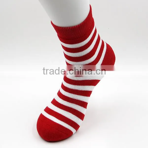 Strip Type Young Girl School Run Socks photo-4