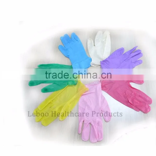 Colorful Vinyl Gloves