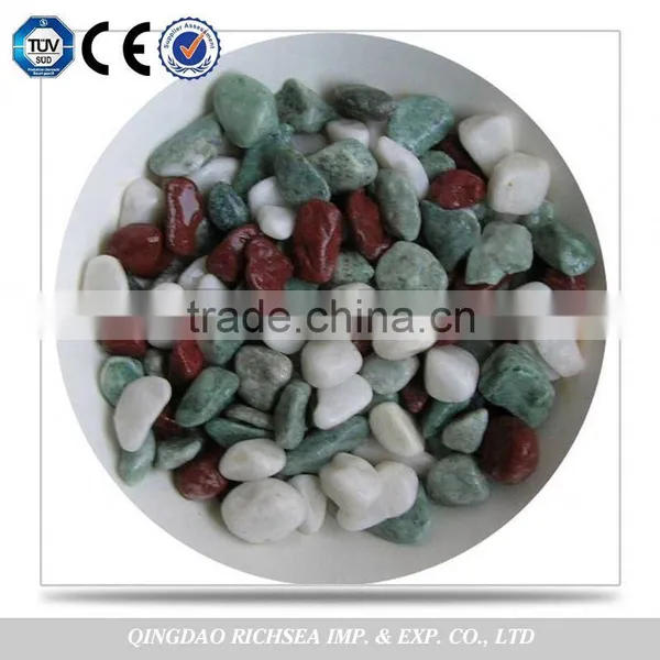Bottom Price Popular Colorful Cheap Pebble Stone Price photo-6