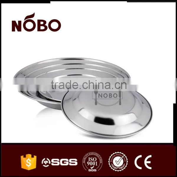 Nobo Wholesale Stainless Steel Round Plate photo-2