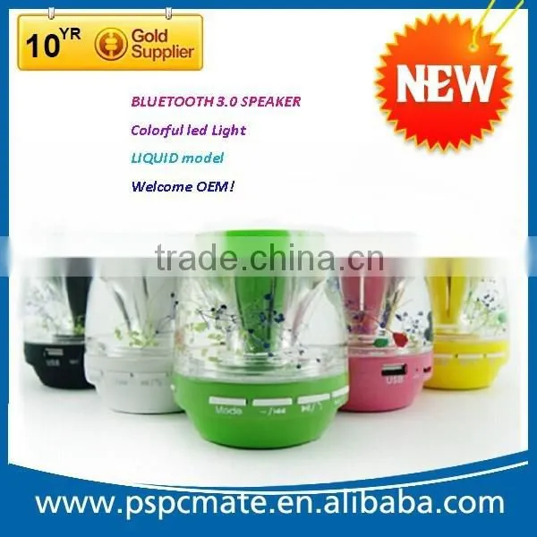 2015 TF Card Slot and Hand-free Calls Support Liquid Mini Bluetooth Speaker New Design photo-4